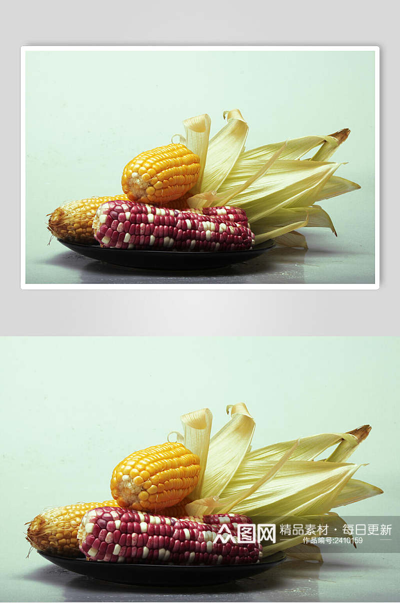 糯玉米棒玉米粒食品图片素材