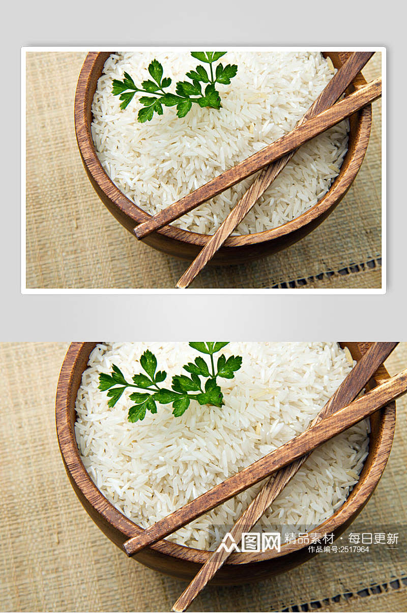 有机大米稻米图片素材