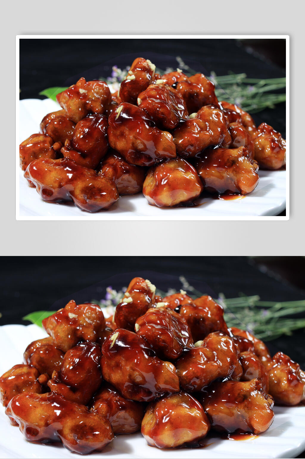 秘制特色糖醋排骨菜品图片素材