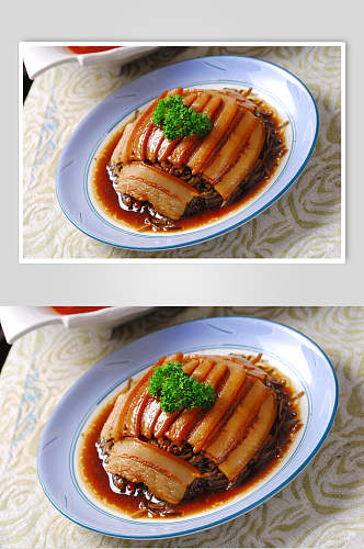 蒸菜梅菜扣肉食品图片
