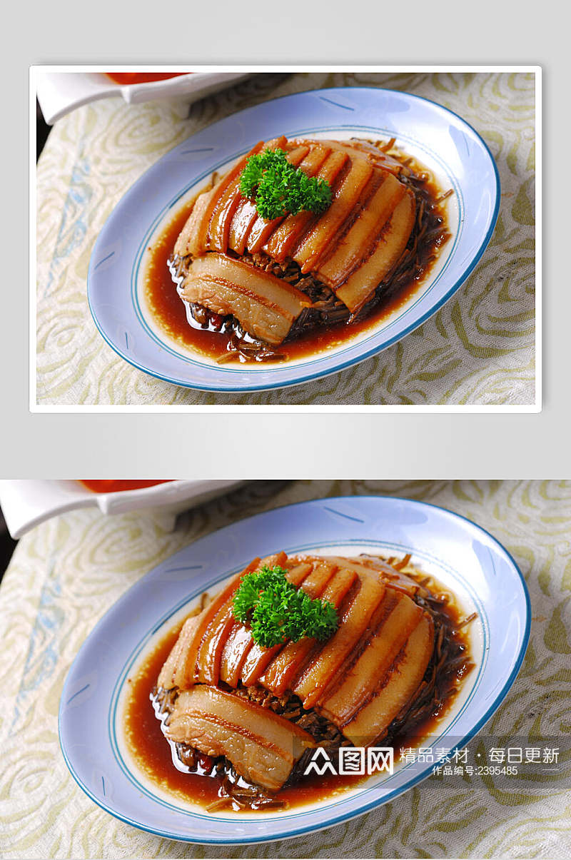 蒸菜梅菜扣肉食品图片素材