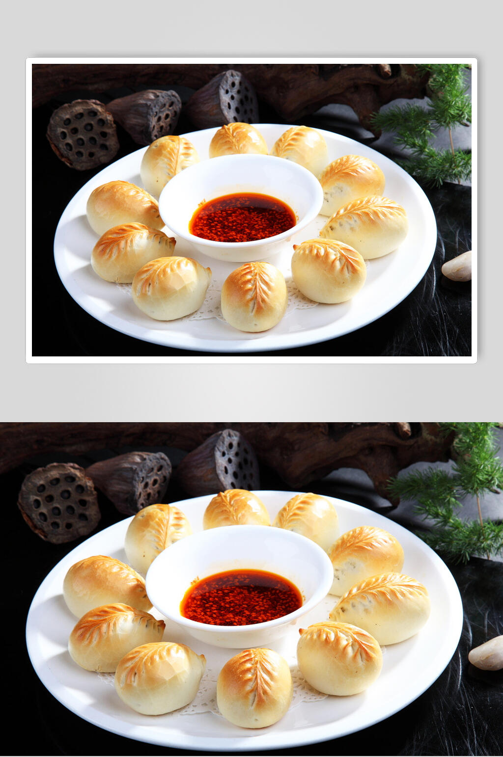生煎包包子食物高清图片素材