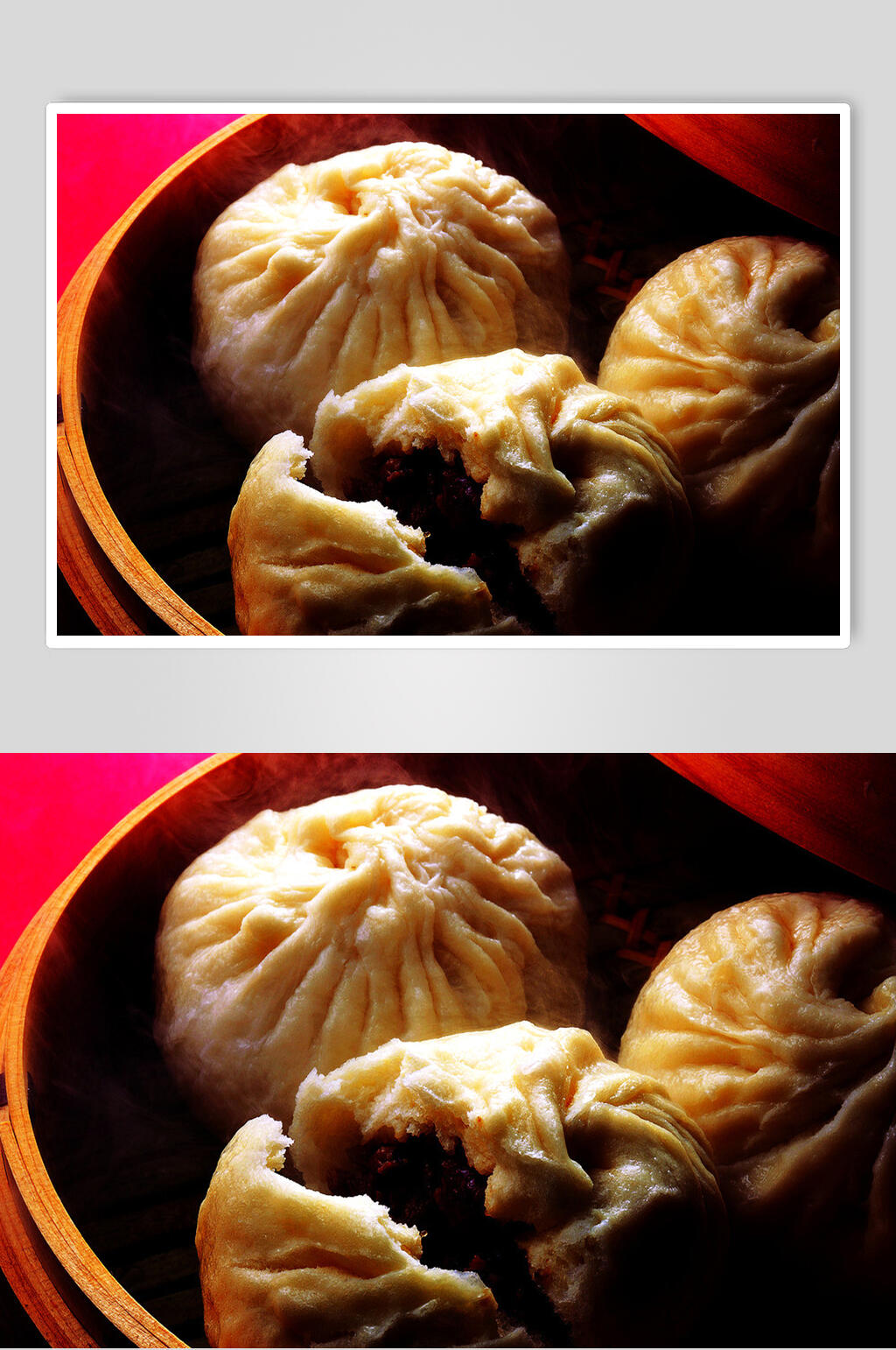 新鲜美味包子早餐食物高清图片素材