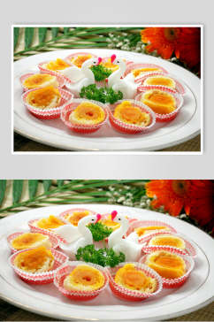 蛋黄酥食物高清图片