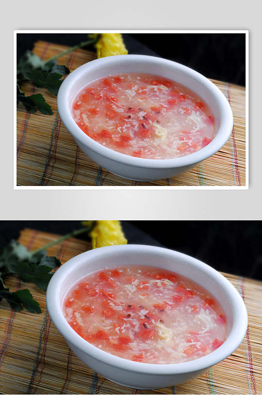 汤菜水果醪糟汤食物高清图片