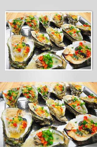 粉丝牡蛎蛤蜊生蚝图片