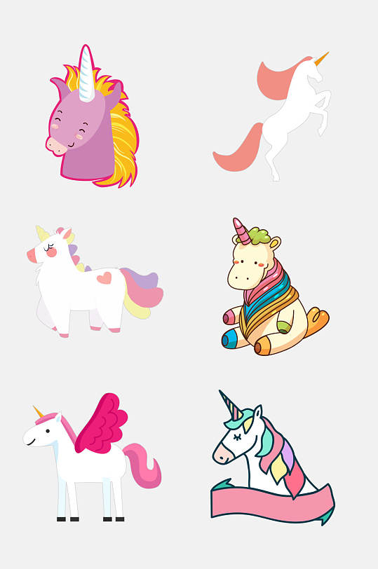 炫彩独角兽图片-炫彩独角兽素材下载-众图网
