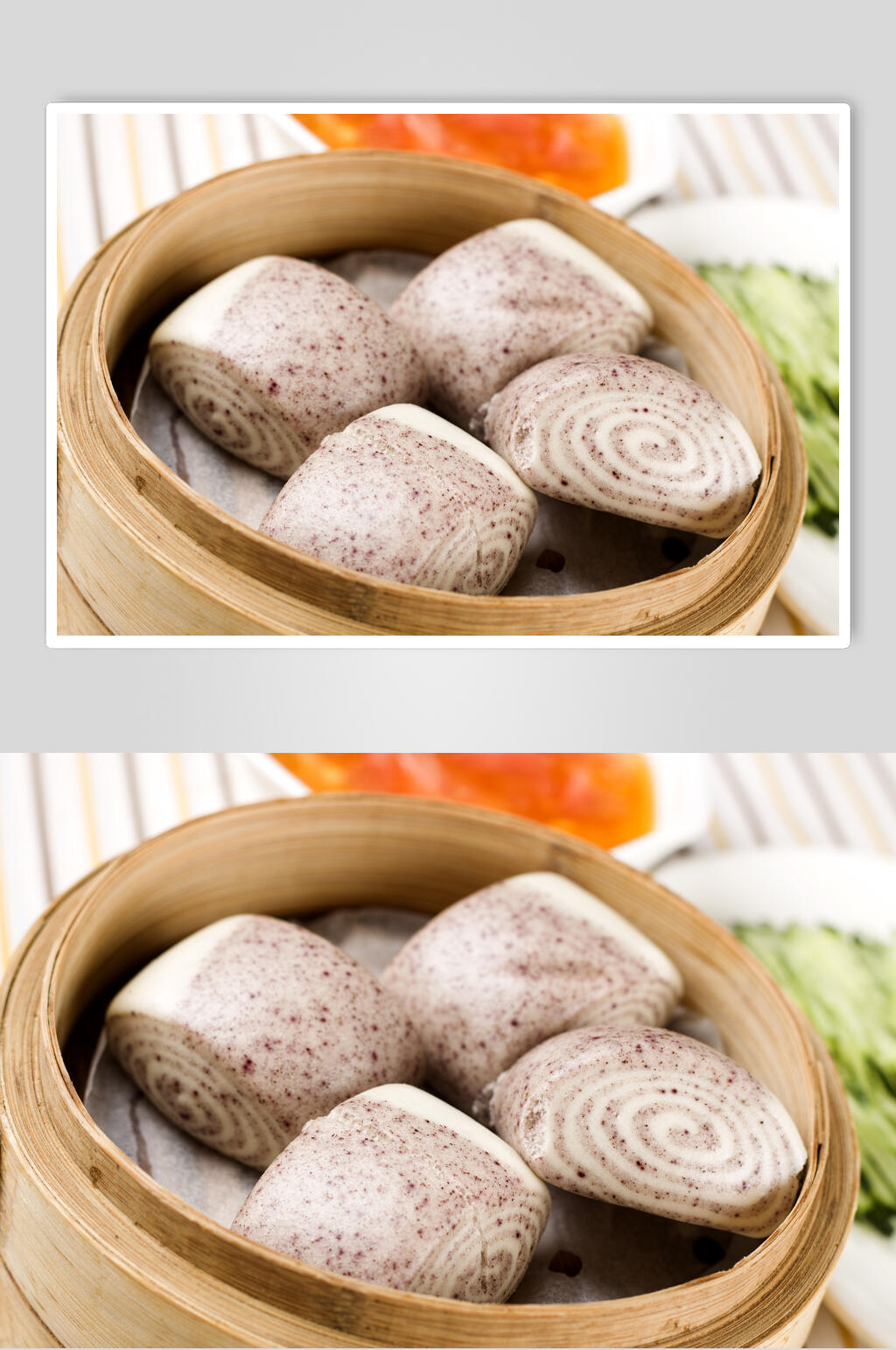 鲜香杂粮馒头食物高清图片素材