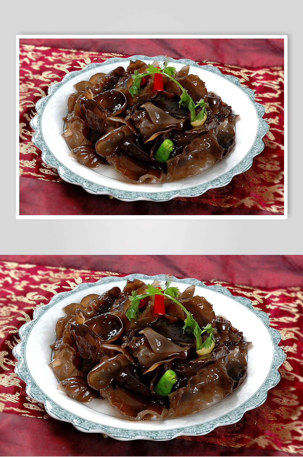 招牌爽口黑木耳食物图片素材