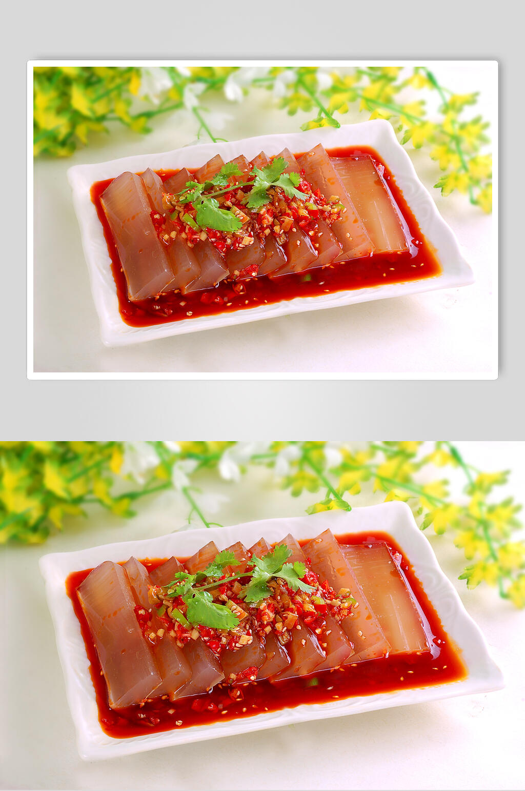 爽口皮冻食物图片素材