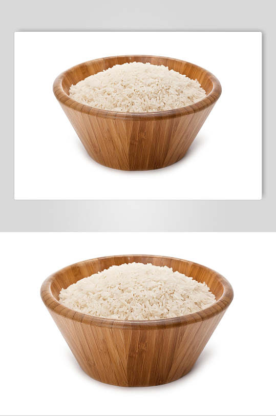 白底大米稻米图片