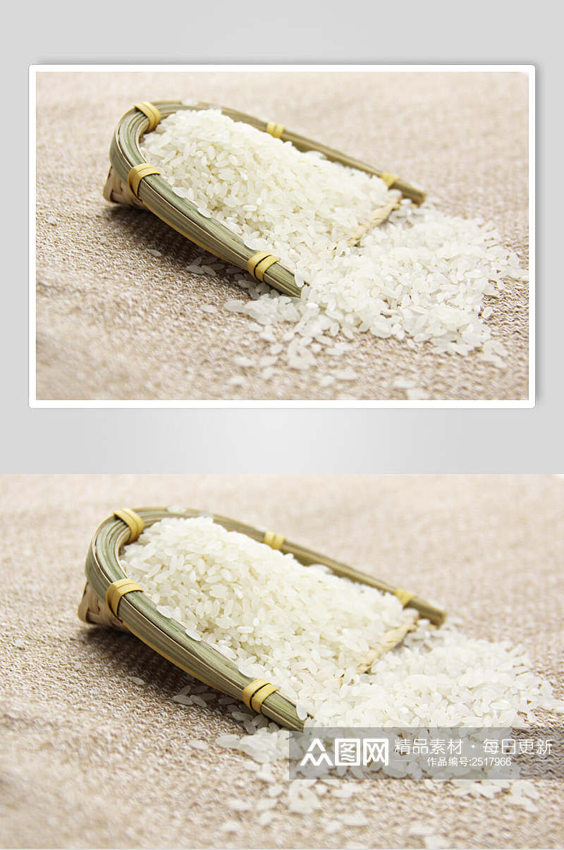 生态大米稻米图片素材