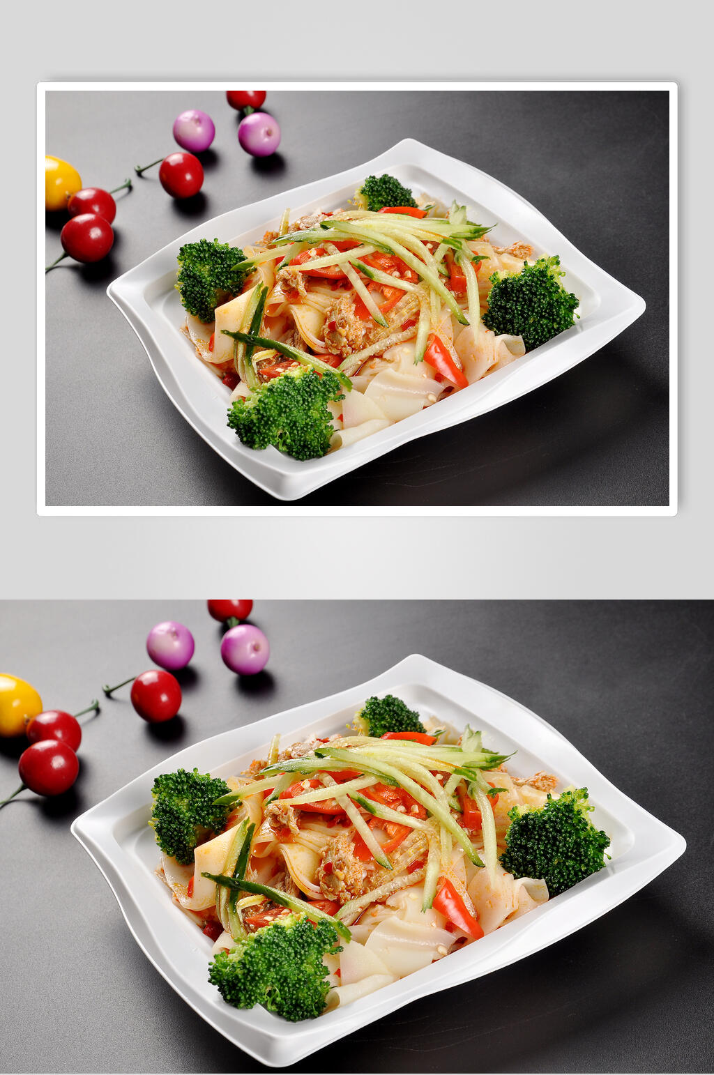 招牌鲜香凉皮食物高清图片素材