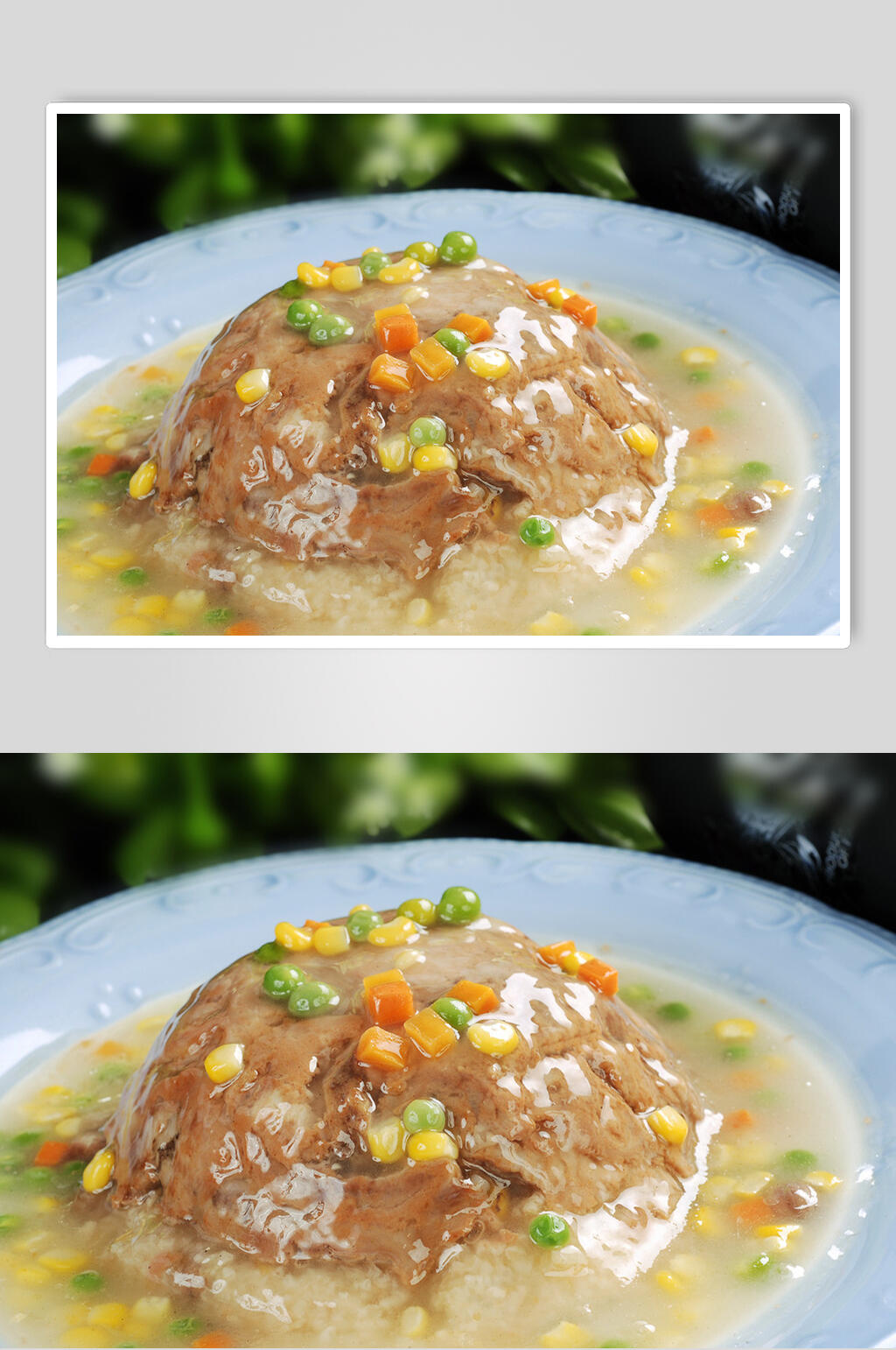 粗粮蒸排骨食物图片素材