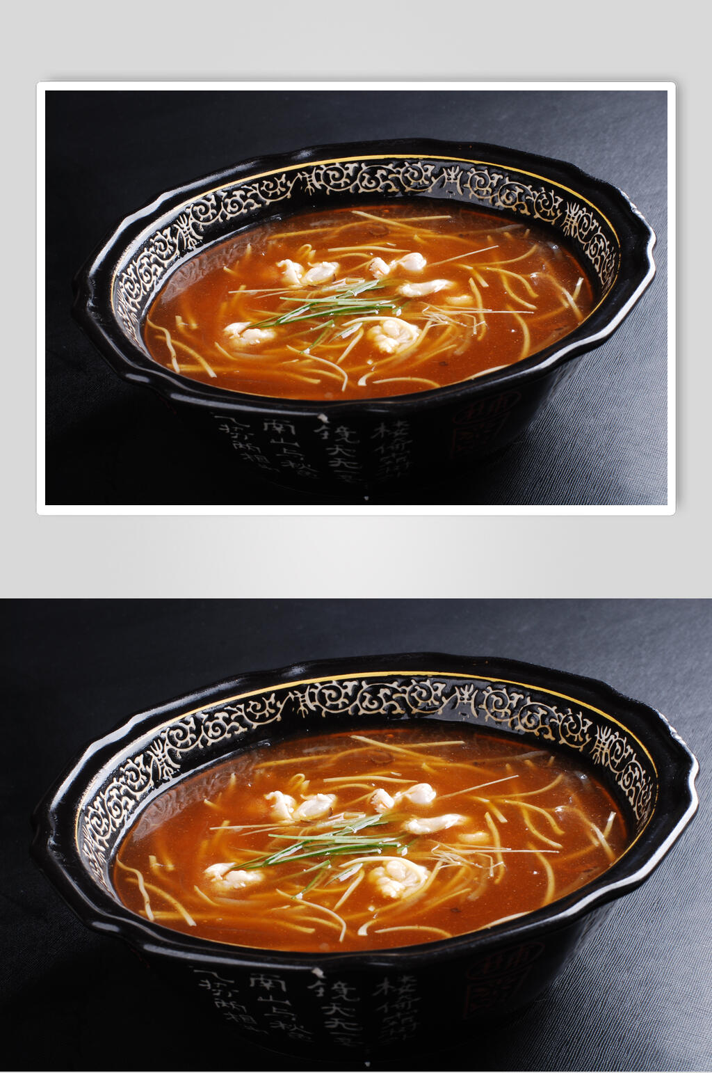 酸辣海鲜汤食物高清图片素材