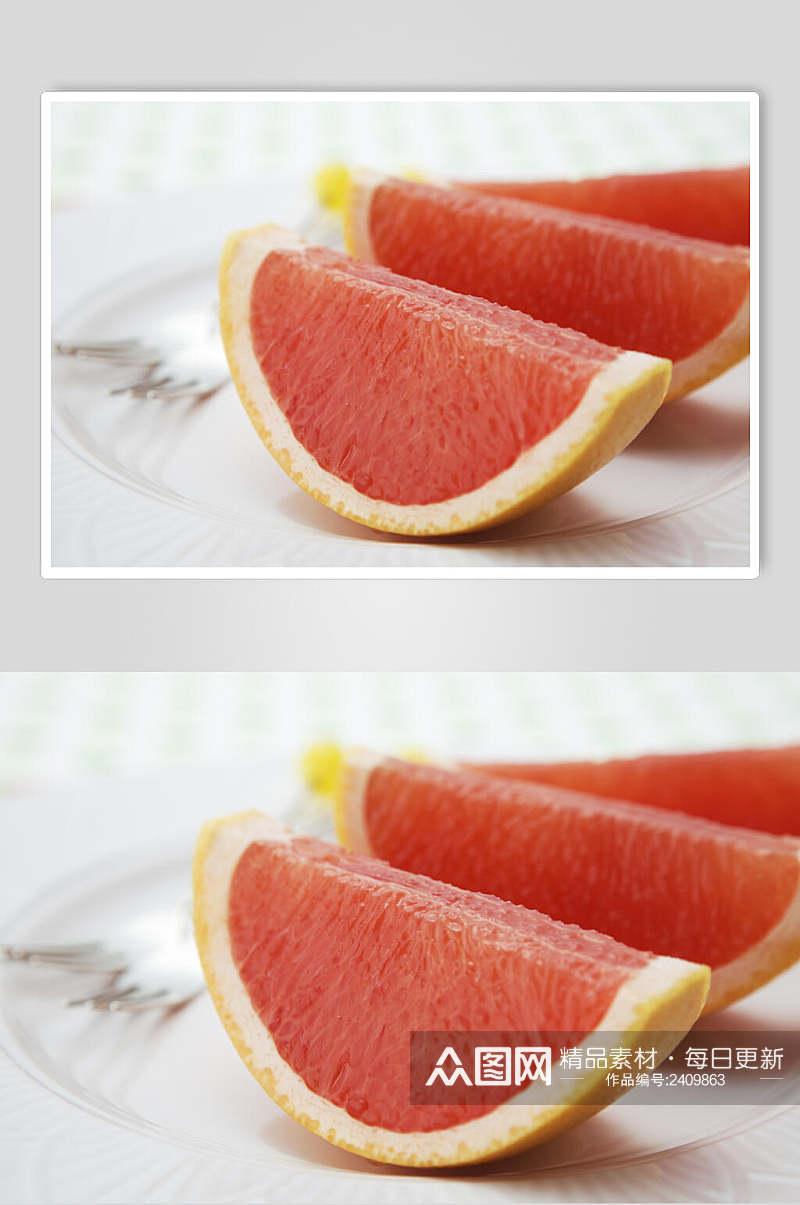 雪橙鲜果饮品食物图片素材