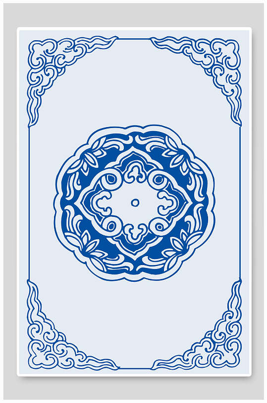 海报背景青花图片-海报背景青花素材下载-众图网