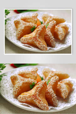 点心木瓜酥食品摄影图片