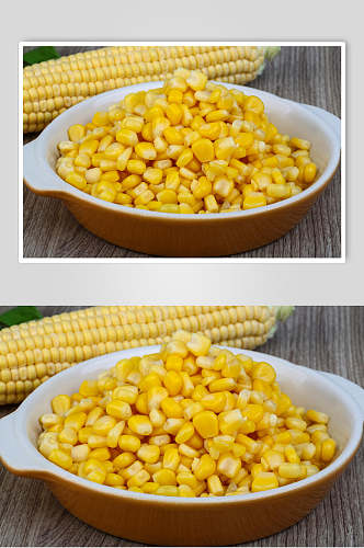 食物玉米棒玉米粒食品图片
