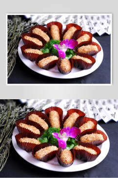 小吃椰香蚕糕食品图片