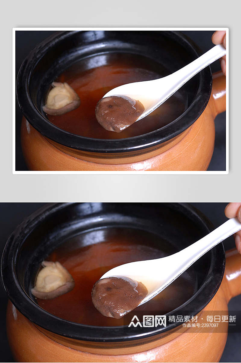 汤菜一品山珍汤元份副本食物高清图片素材