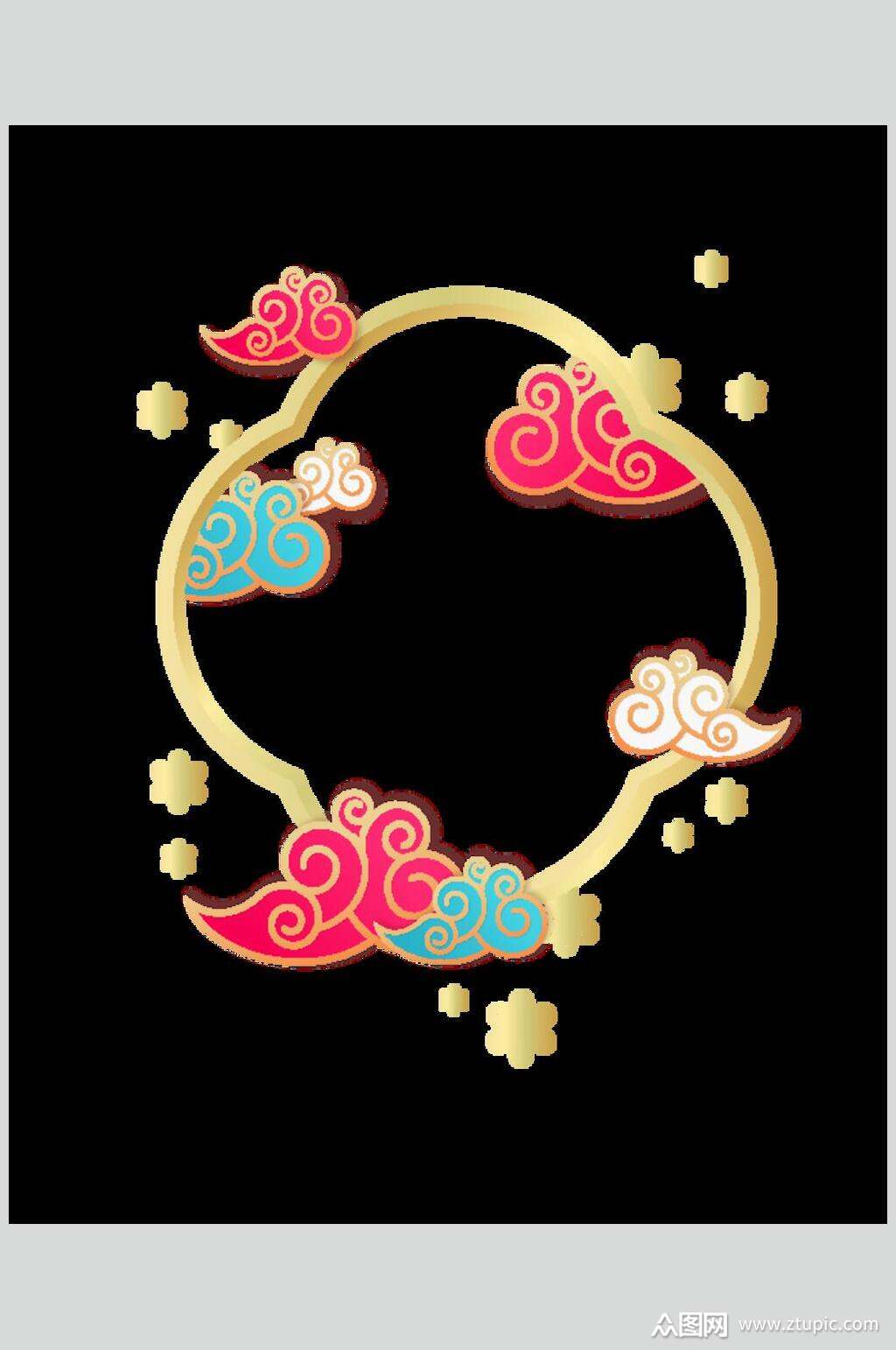 祥云矢量素材素材