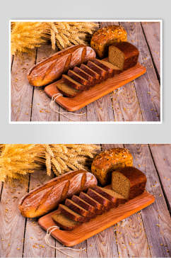 招牌烤面包食品图片