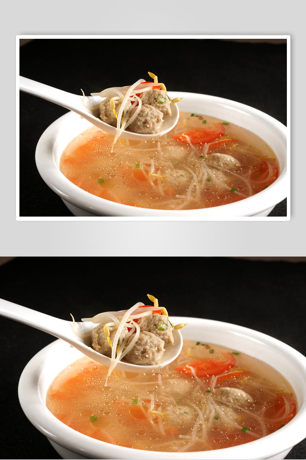蕃茄元子汤食物高清图片素材