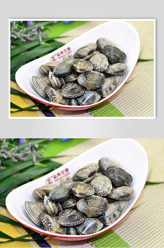 营养美味牡蛎蛤蜊生蚝食品图片