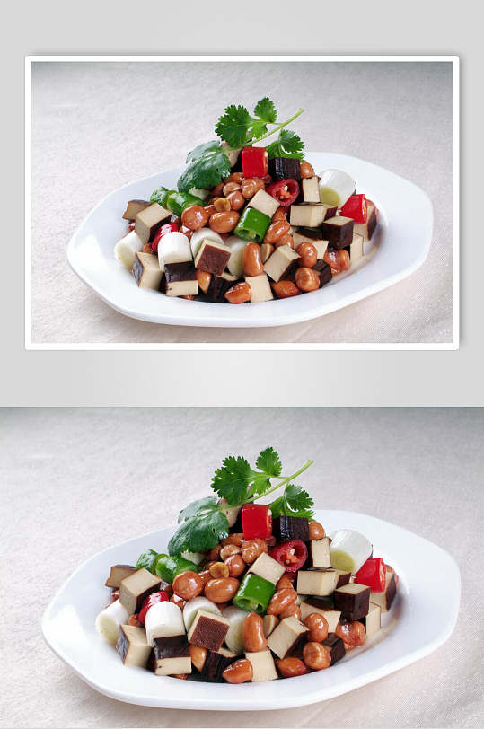 花仁豆干食物高清图片
