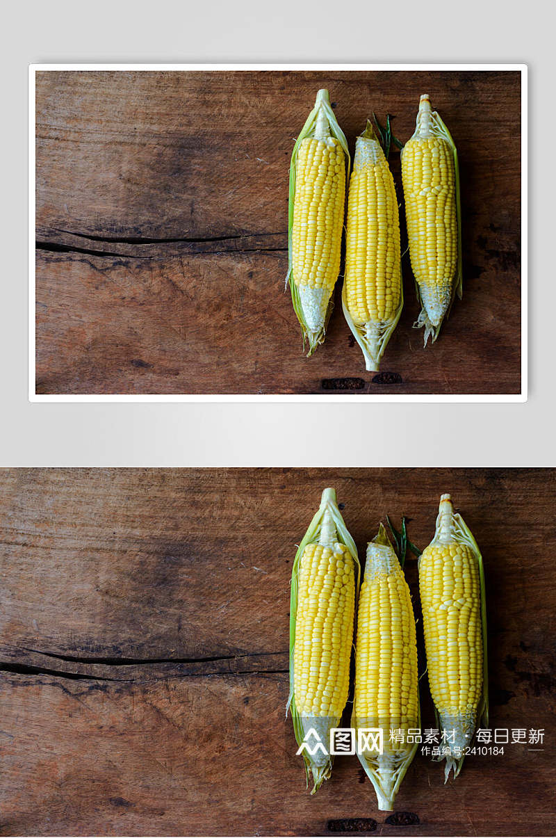 品质玉米棒玉米粒食品图片素材