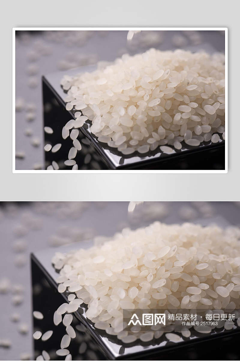 珍珠大米稻米图片素材