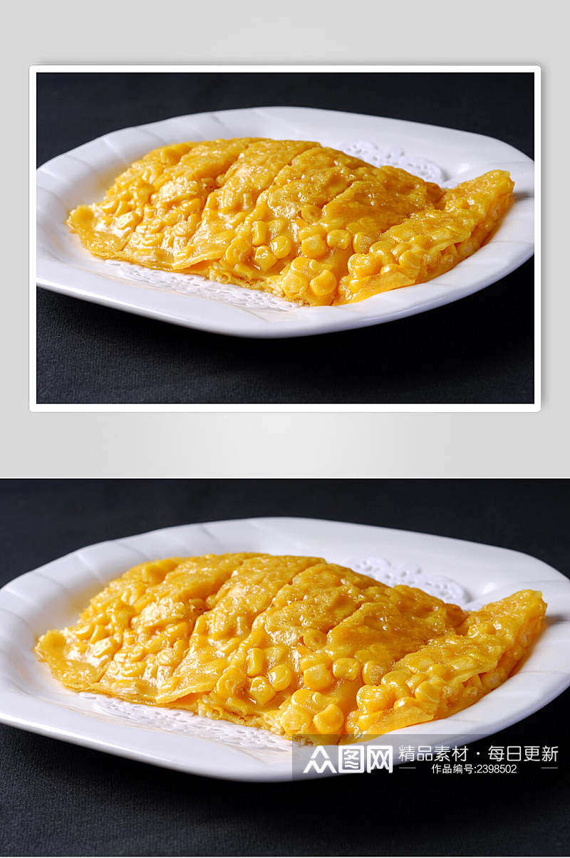 小吃玉米锅贴鲜香食品摄影图片素材