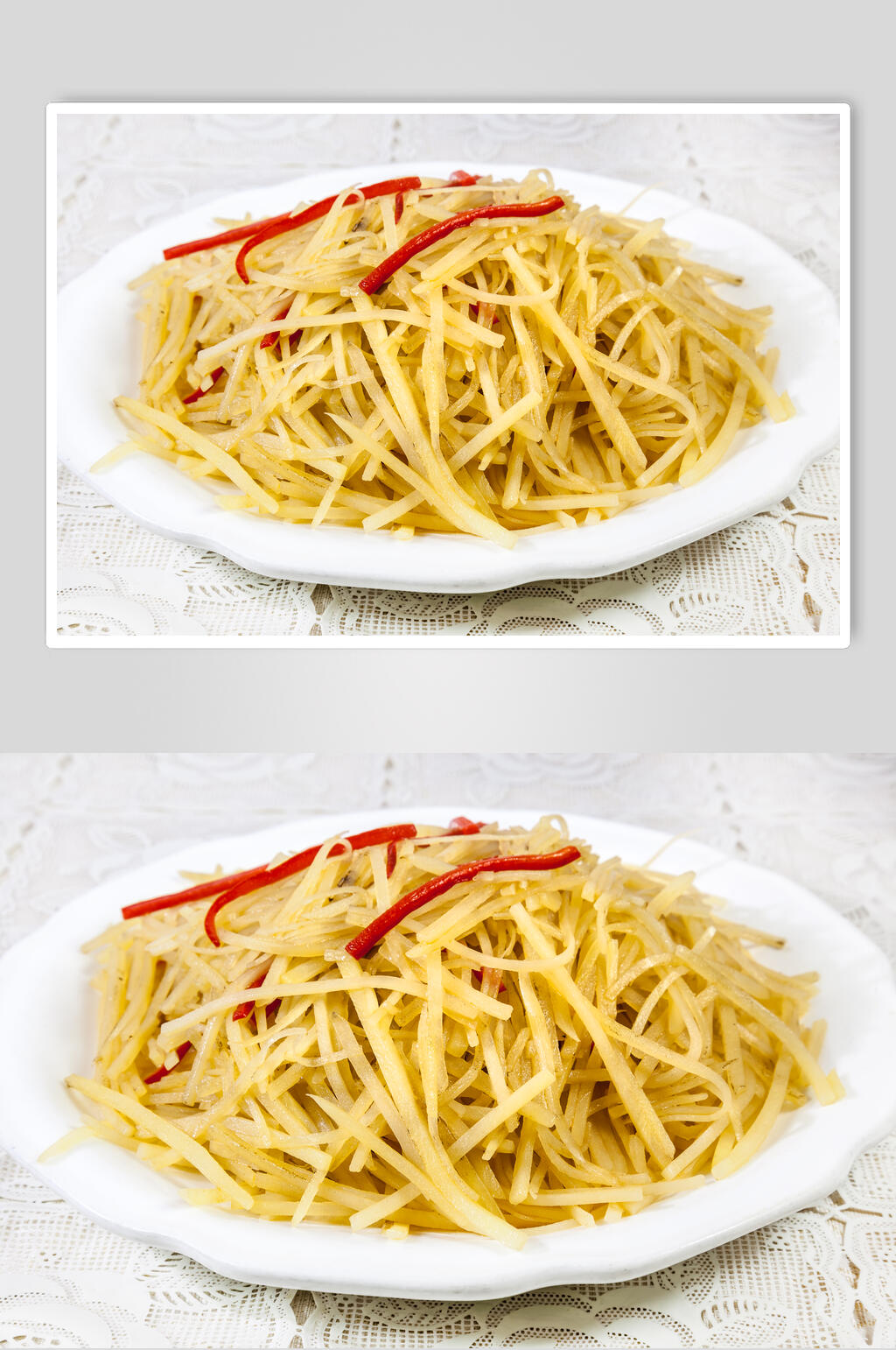 鲜香酸辣土豆丝食物图片素材