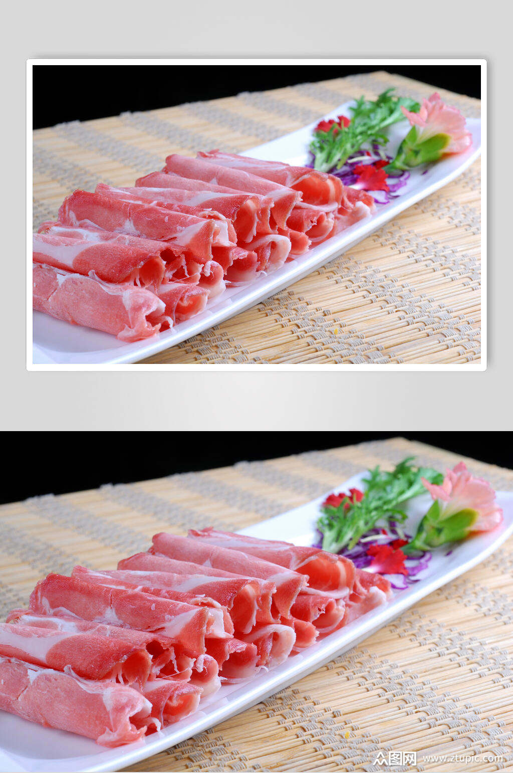 新鲜美味极品羔羊肉图片