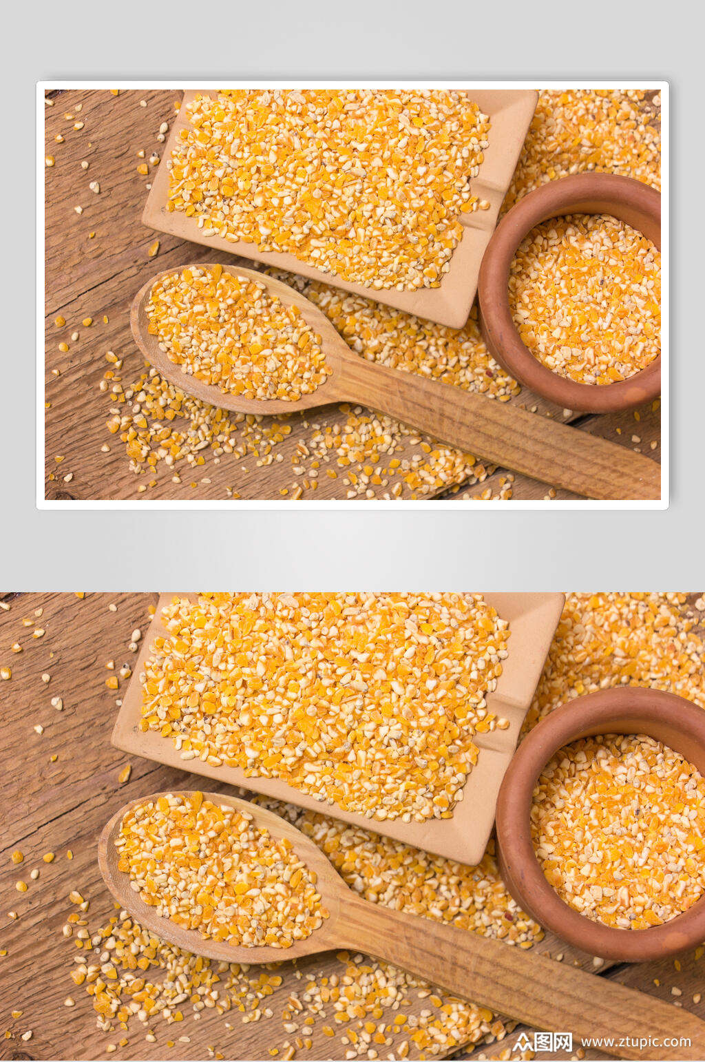 特色玉米棒玉米粒食品图片素材