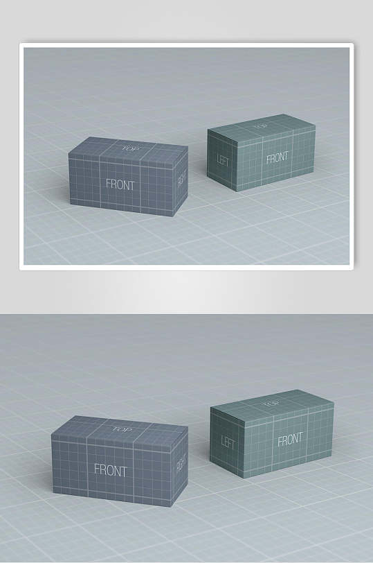 套装化妆品小样方盒样机