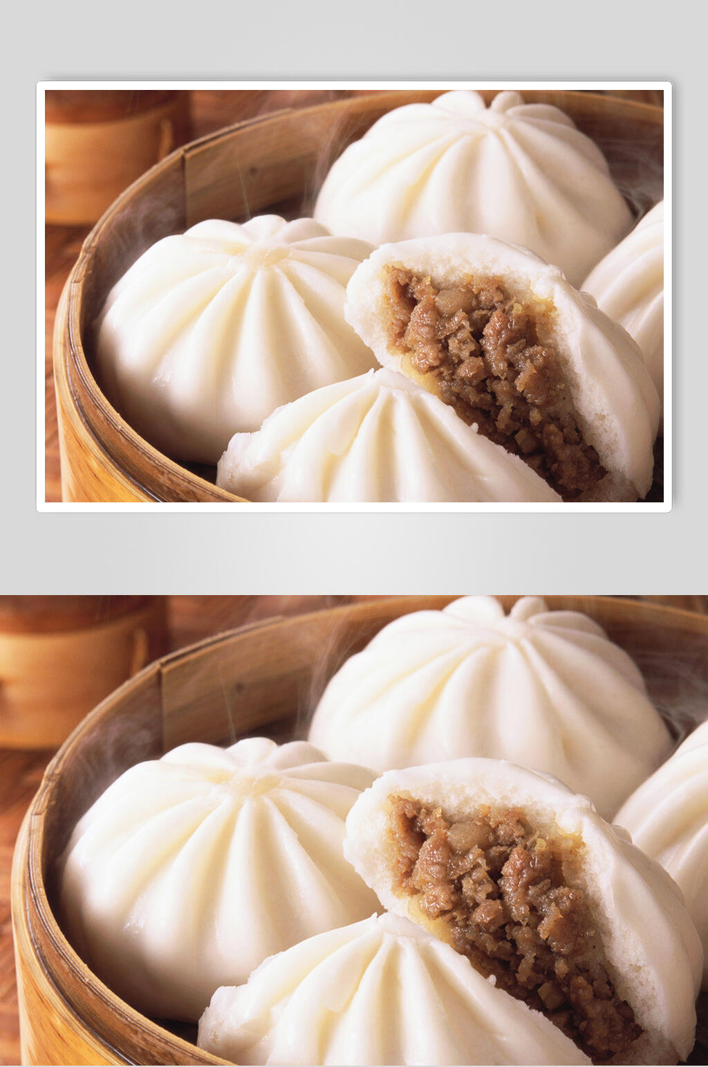 美味鲜肉包子食物高清图片素材