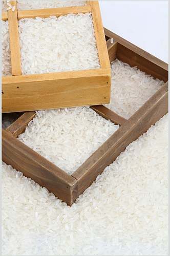 长粒米大米稻米高清图片