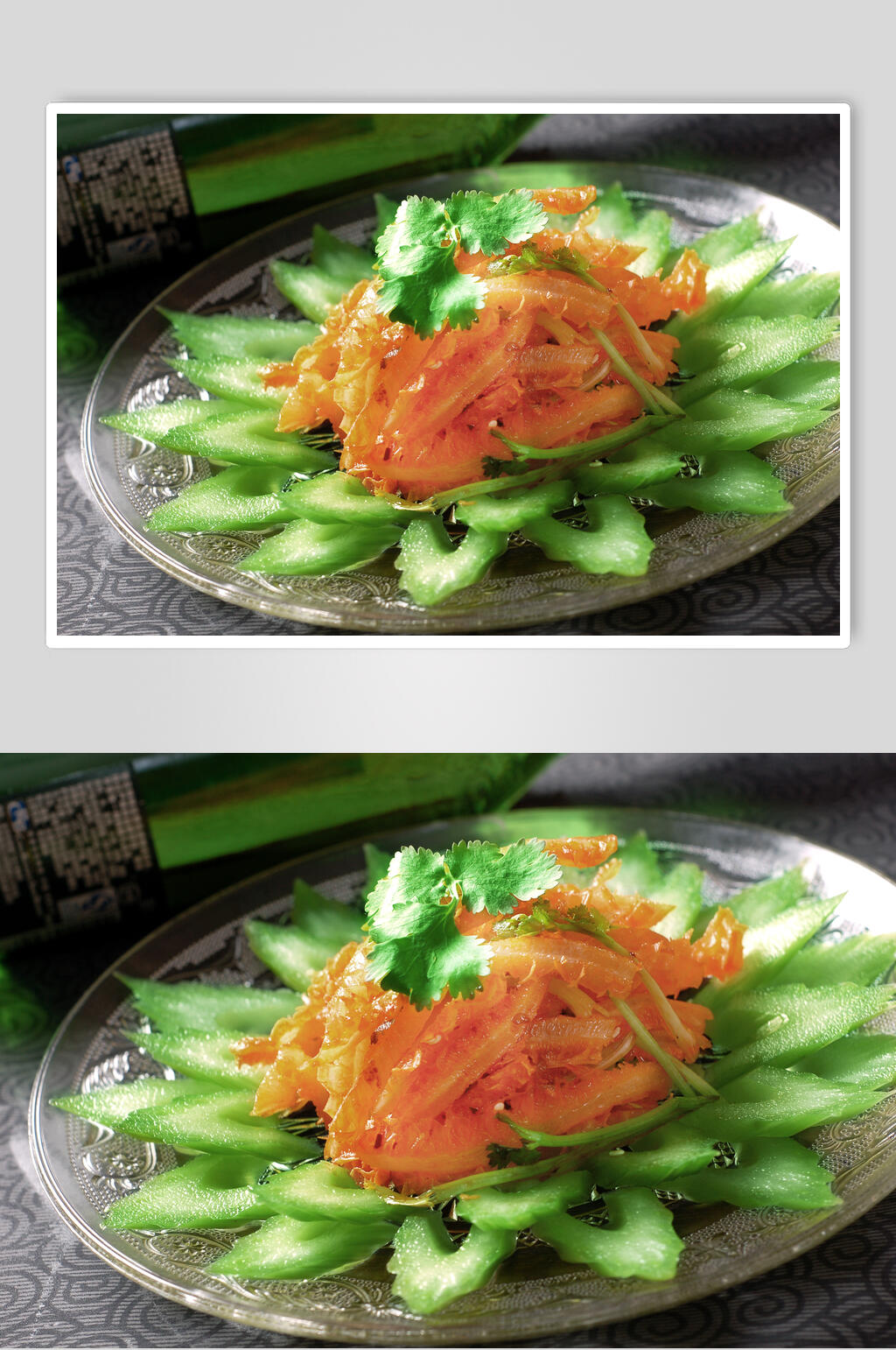 野菜拌大肚食物高清图片素材