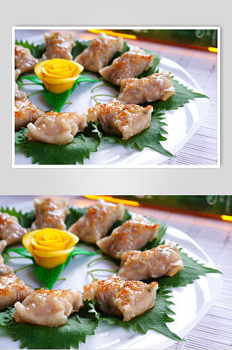 小吃马蹄煎饺食品图片
