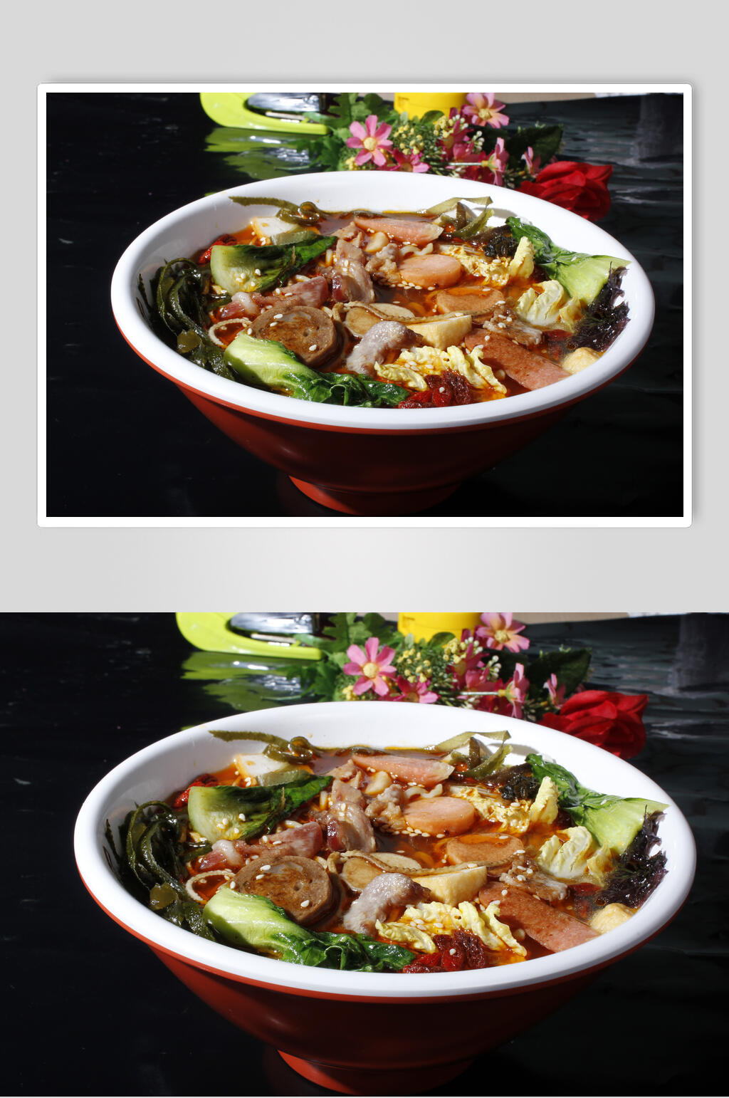 招牌四川冒菜麻辣烫图片素材