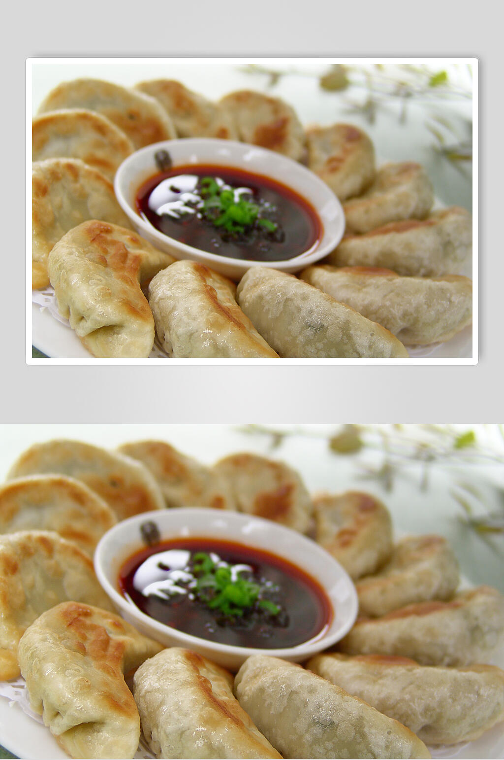 锅贴饺食品摄影图片素材