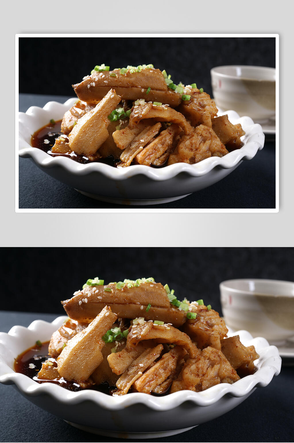 鲜香手撕藕食物摄影图片素材