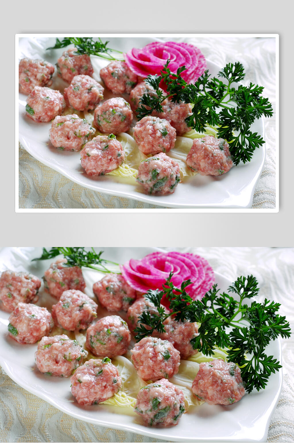 特色菜香菜元子图片素材
