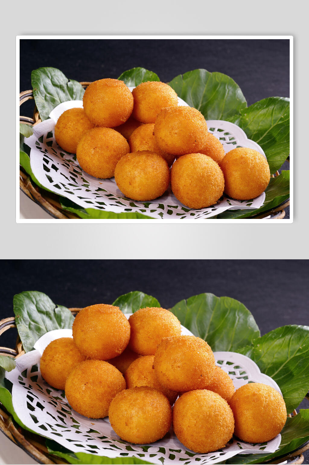 特色小吃香芋地瓜丸食品摄影图片素材