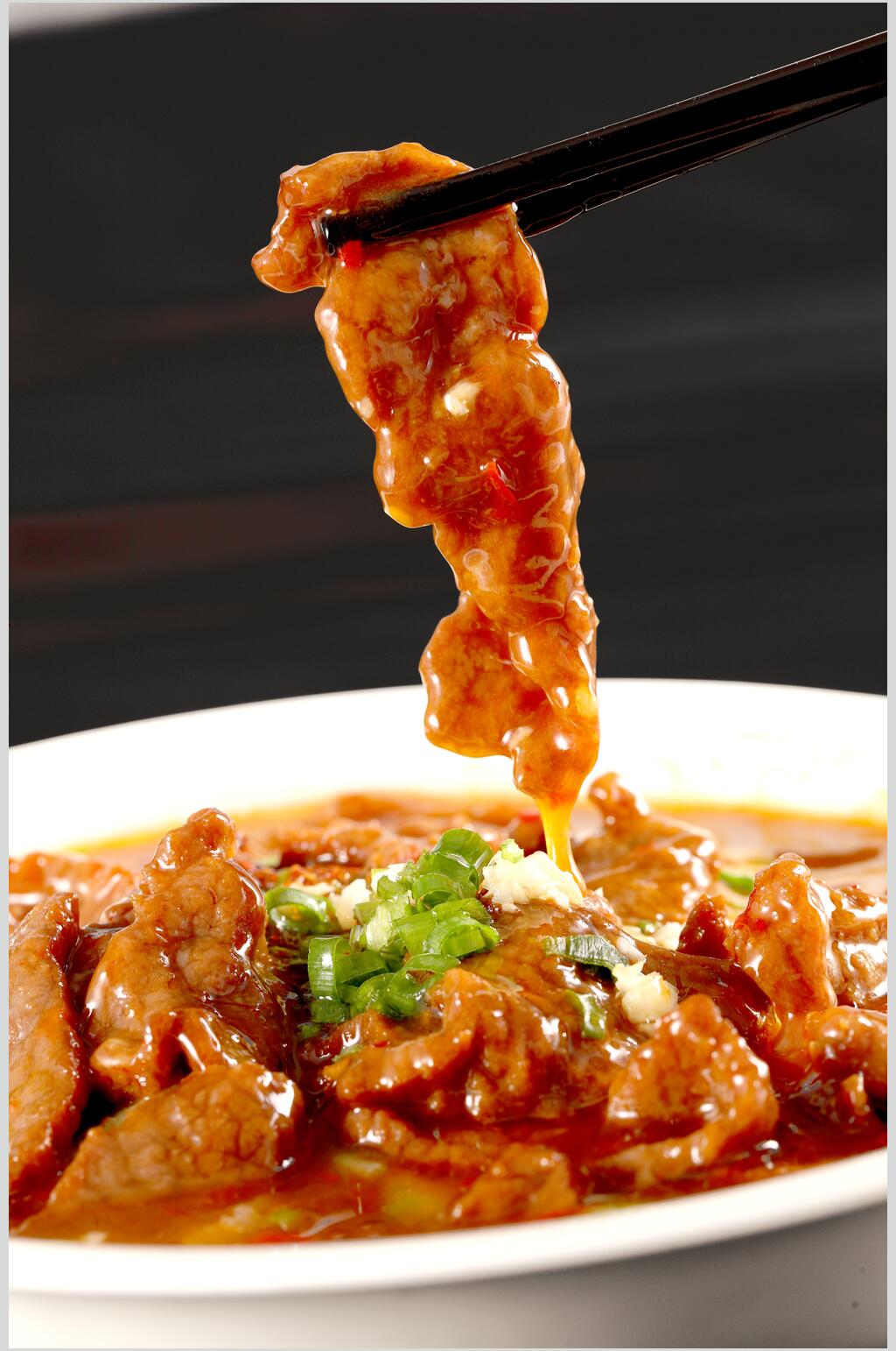 特色菜水煮牛肉图片素材