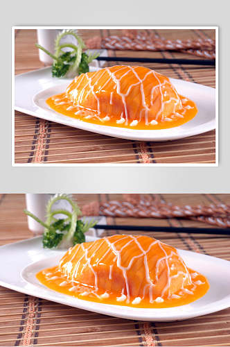 木瓜沙拉食物高清图片