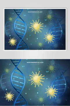 基因医疗细胞海报素材