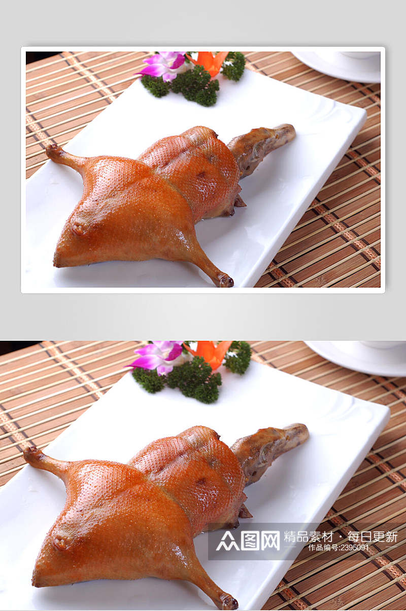蒸菜宝葫芦鸭美食图片素材